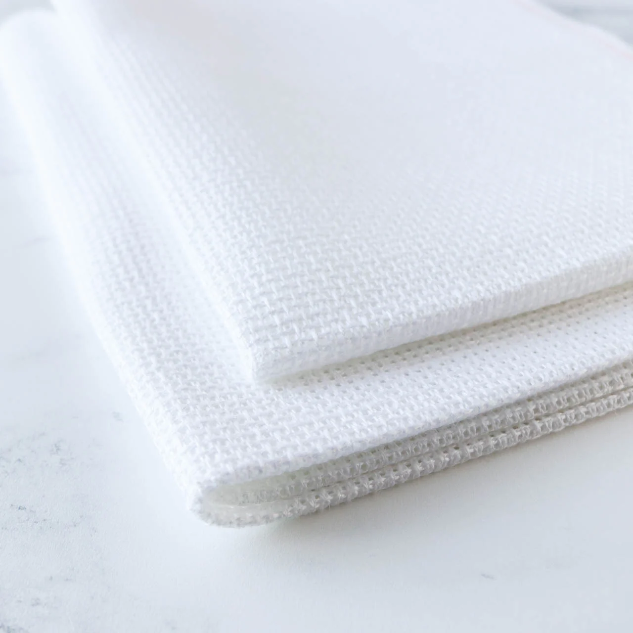 10-count Tula Cross Stitch Fabric - White - Image 2
