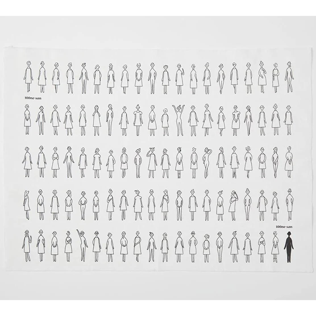 100 Ladies Printed Embroidery Fabric - Image 9