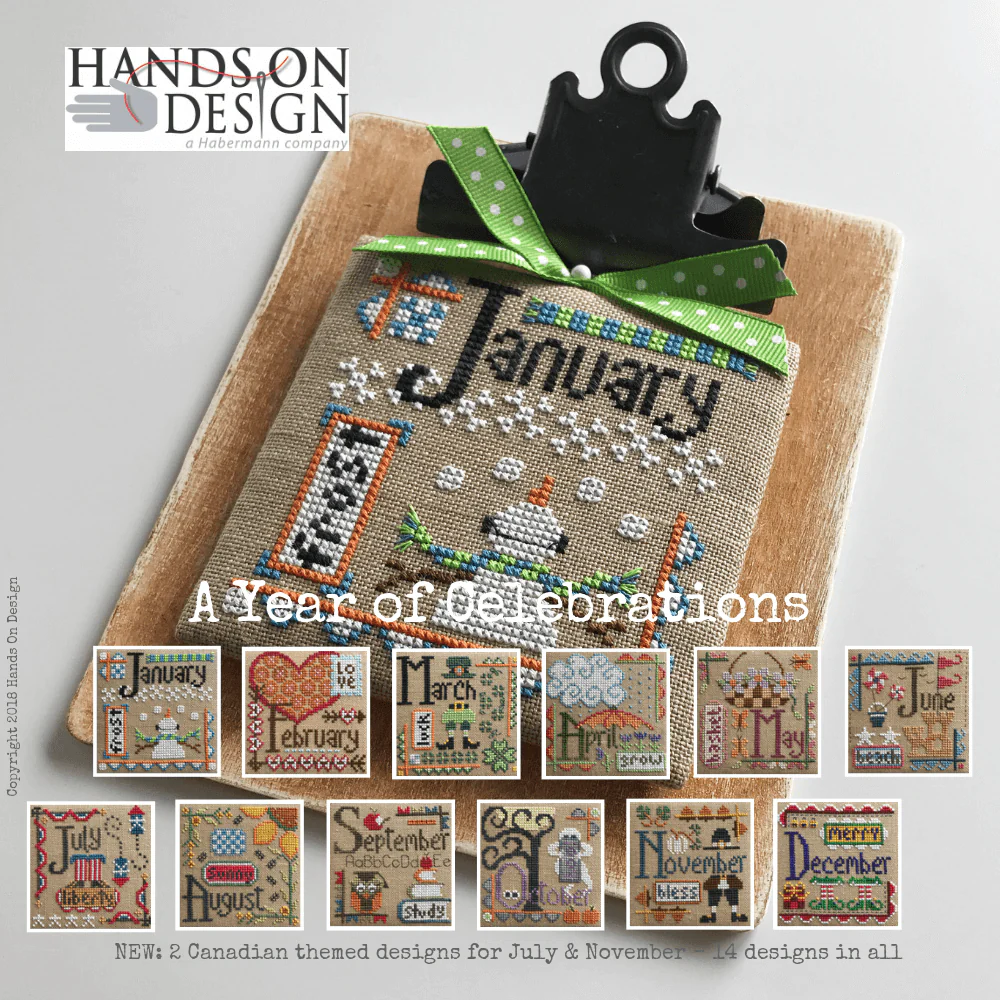 A Year of Celebrations Cross Stitch Pattern