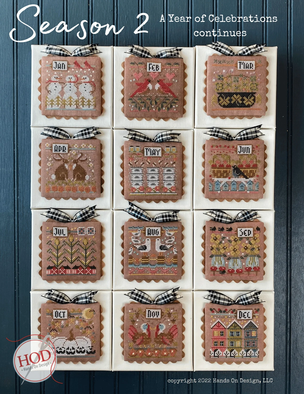 A Year of Celebrations Cross Stitch Pattern - Season 2 - Image 3