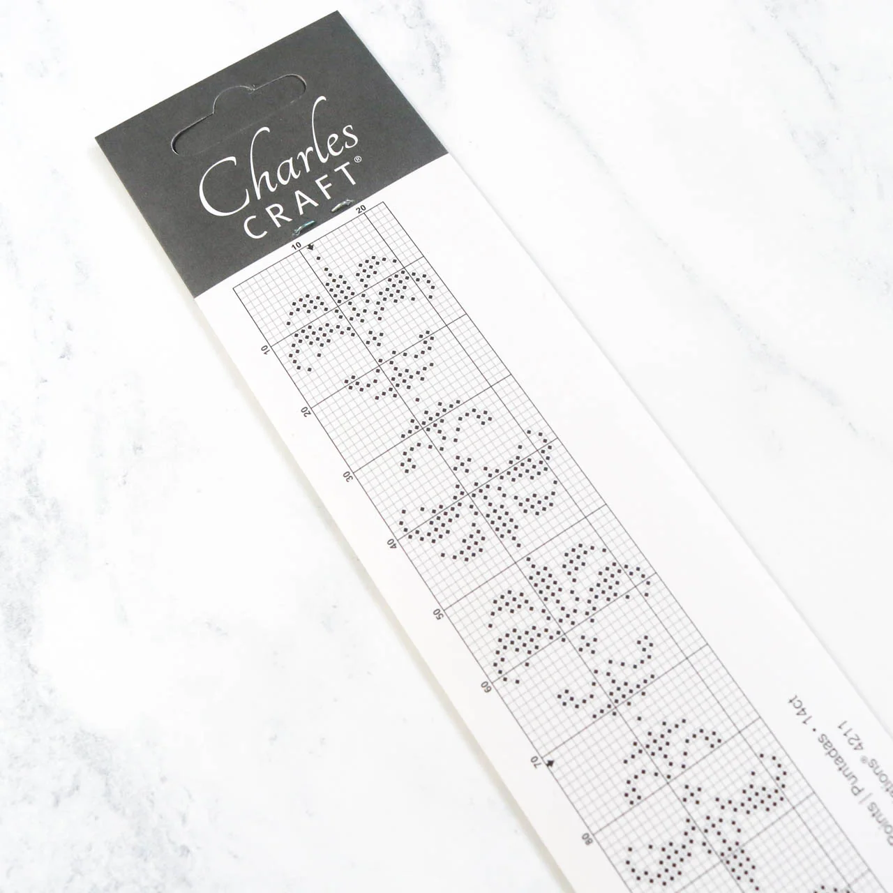 Aida Pre-Finished Lace Edge Bookmark - Image 3