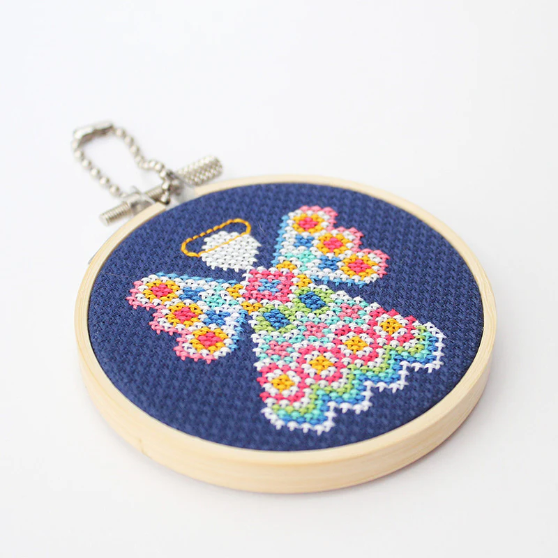 Christmas Angel Mini Cross Stitch Kit - Image 2