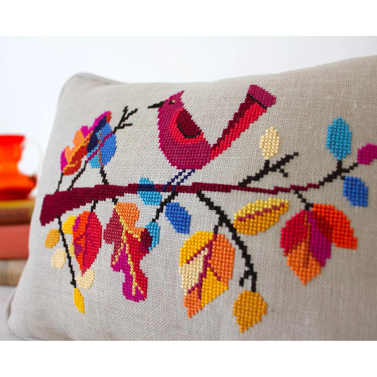 Autumn Bird Cross Stitch Pattern - Image 2