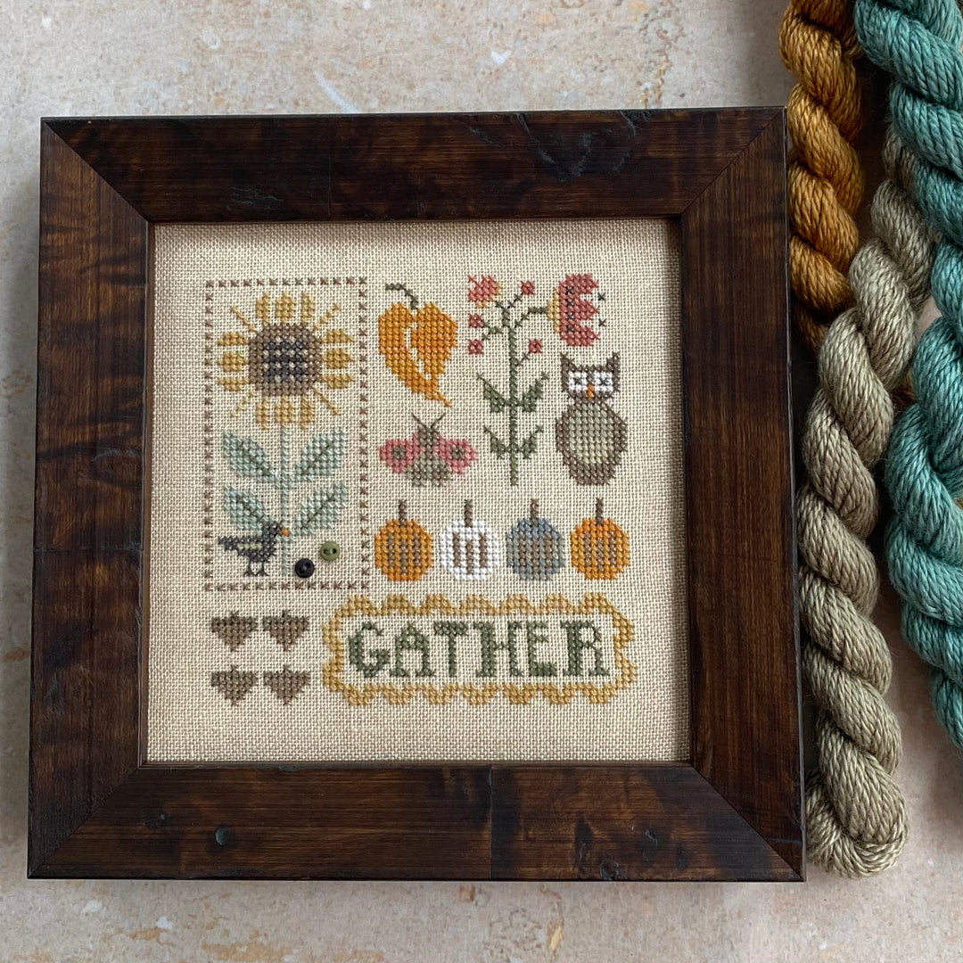 Autumn Doodles Cross Stitch Pattern