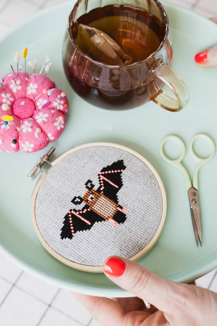 Bat Beginner Cross Stitch Kit - Image 2