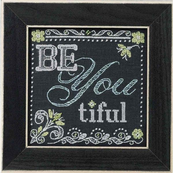 Be You Chalkboard Inspired Cross Stitch Kit