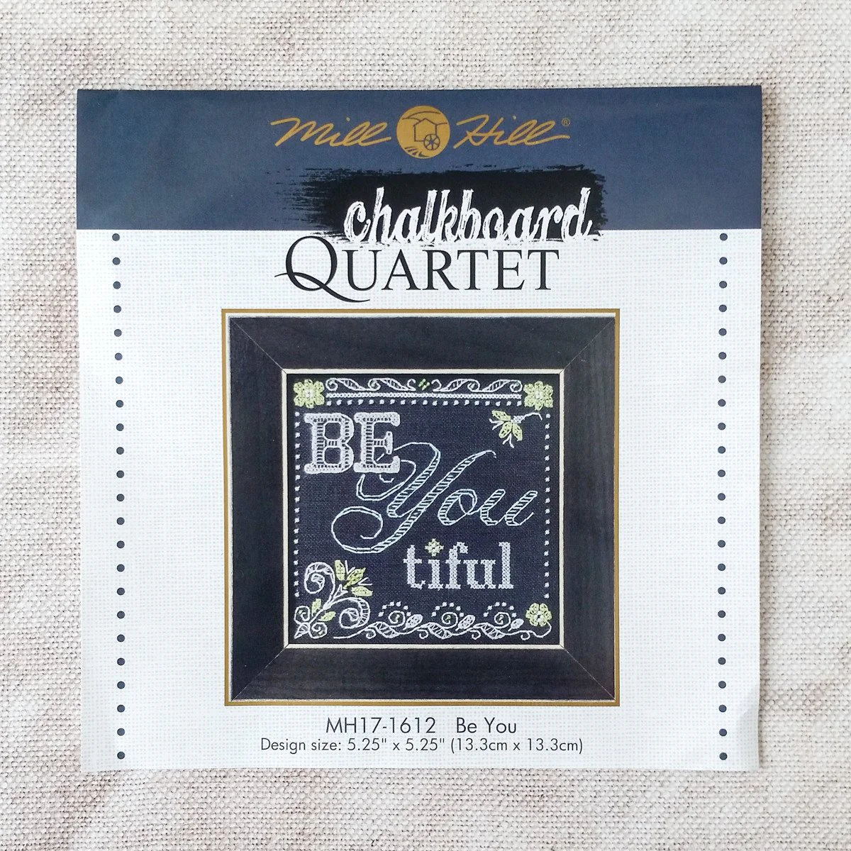 Be You Chalkboard Inspired Cross Stitch Kit - Image 2