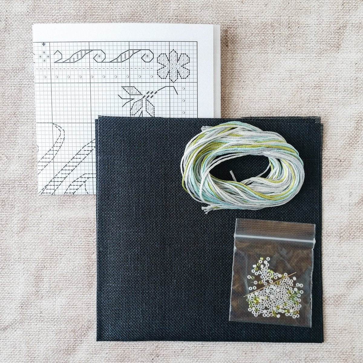 Be You Chalkboard Inspired Cross Stitch Kit - Image 3