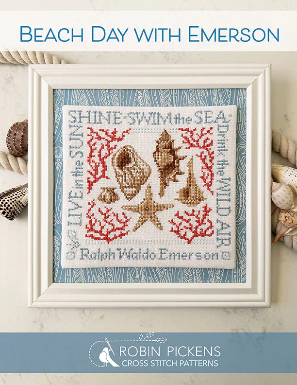 Beach Day With Emerson Cross Stitch Pattern - Image 4