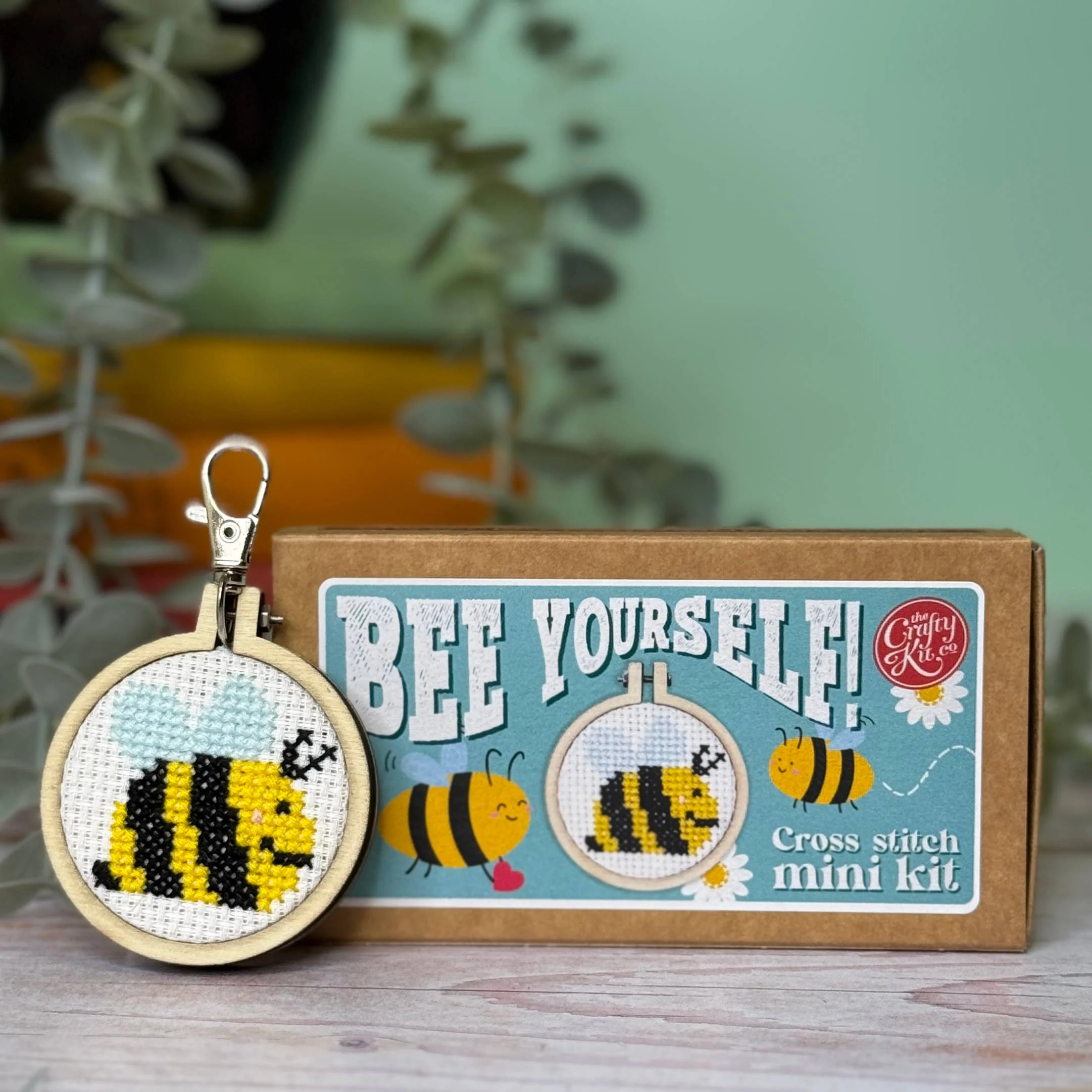 Mini Matchbox Cross Stitch Kit - Bee Yourself