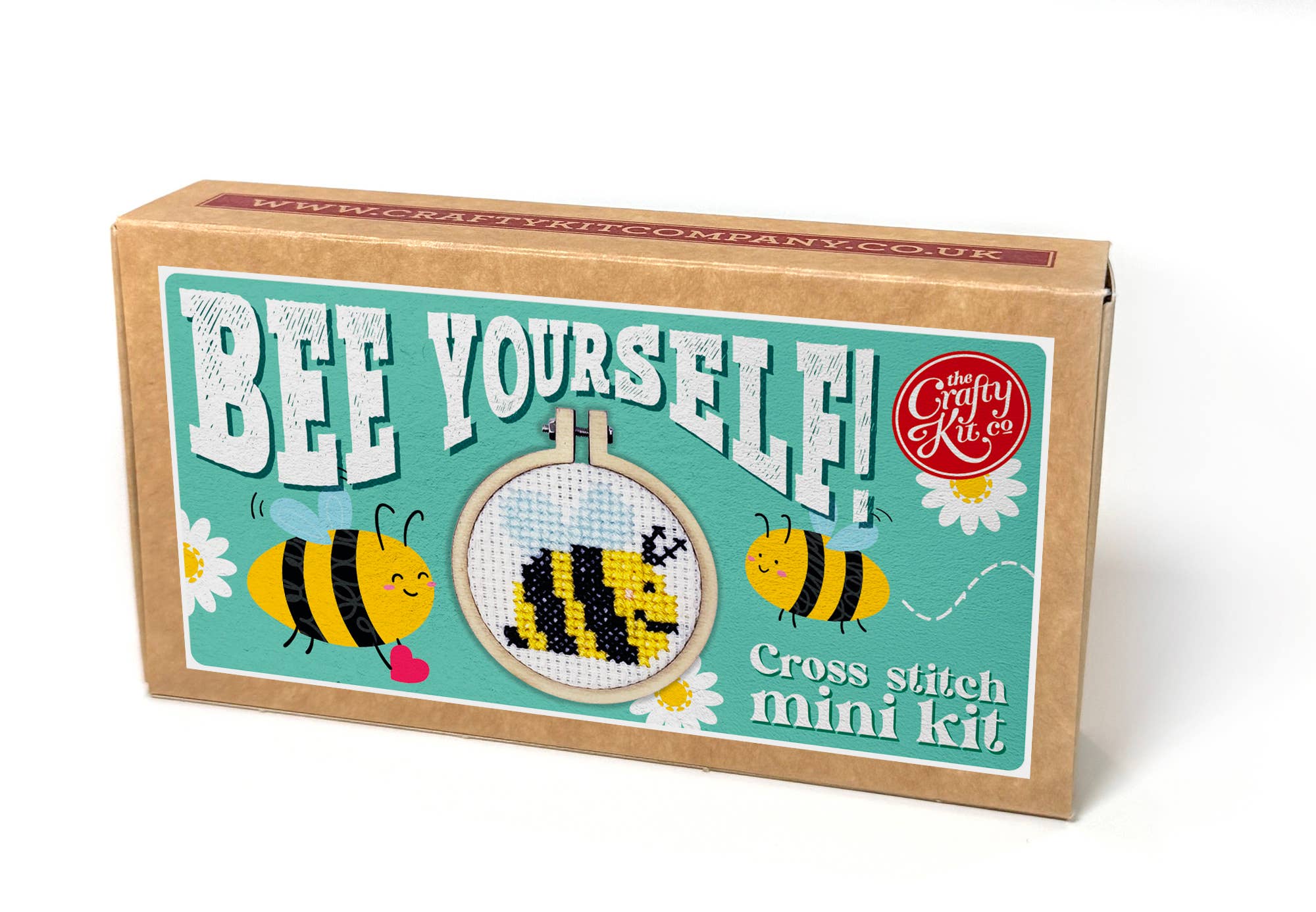 Mini Matchbox Cross Stitch Kit - Bee Yourself - Image 3