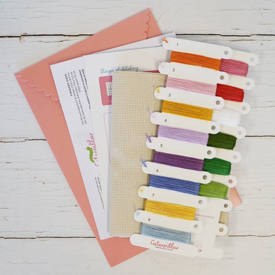 Birthday Botanicals Cross Stitch Kit - Image 2