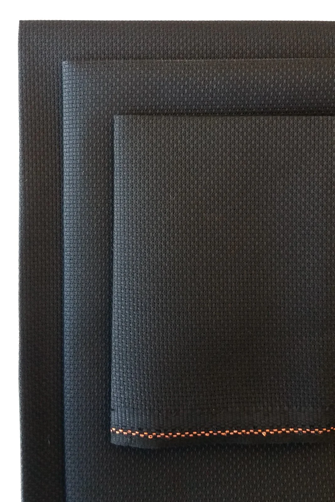 Black Aida Cross Stitch Fabric - Image 2