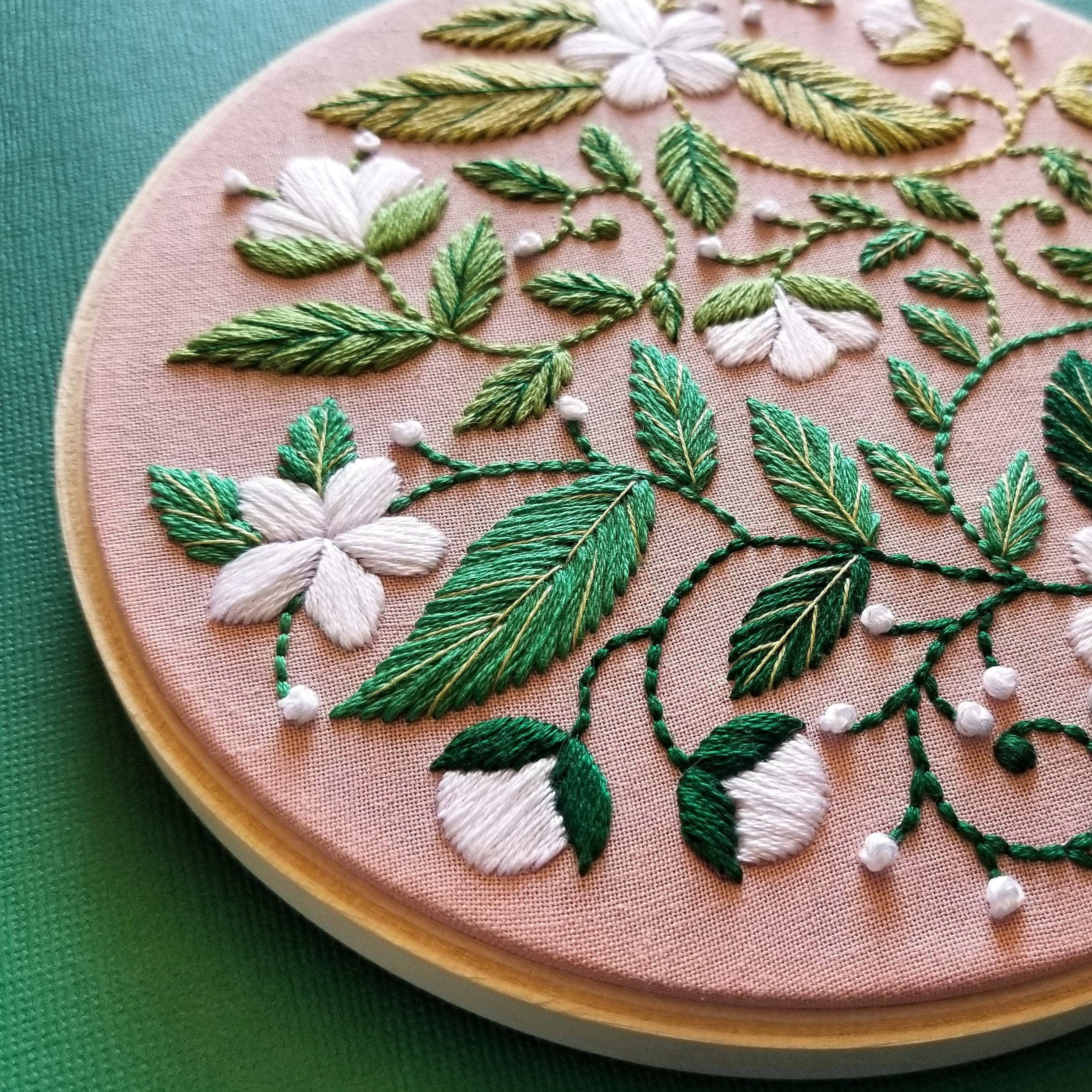 Blissful Blooms Hand Embroidery Kit - Image 3