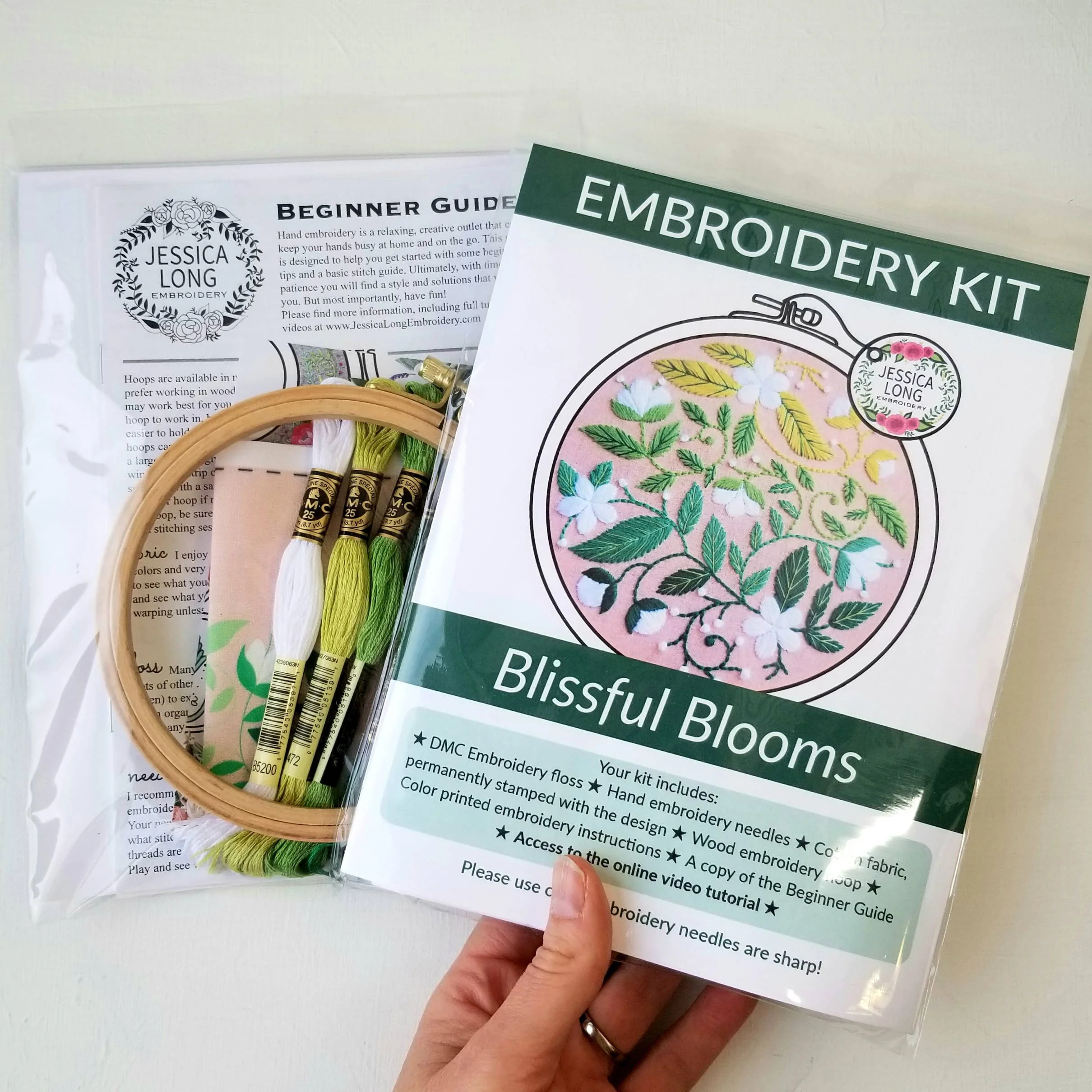 Blissful Blooms Hand Embroidery Kit - Image 4