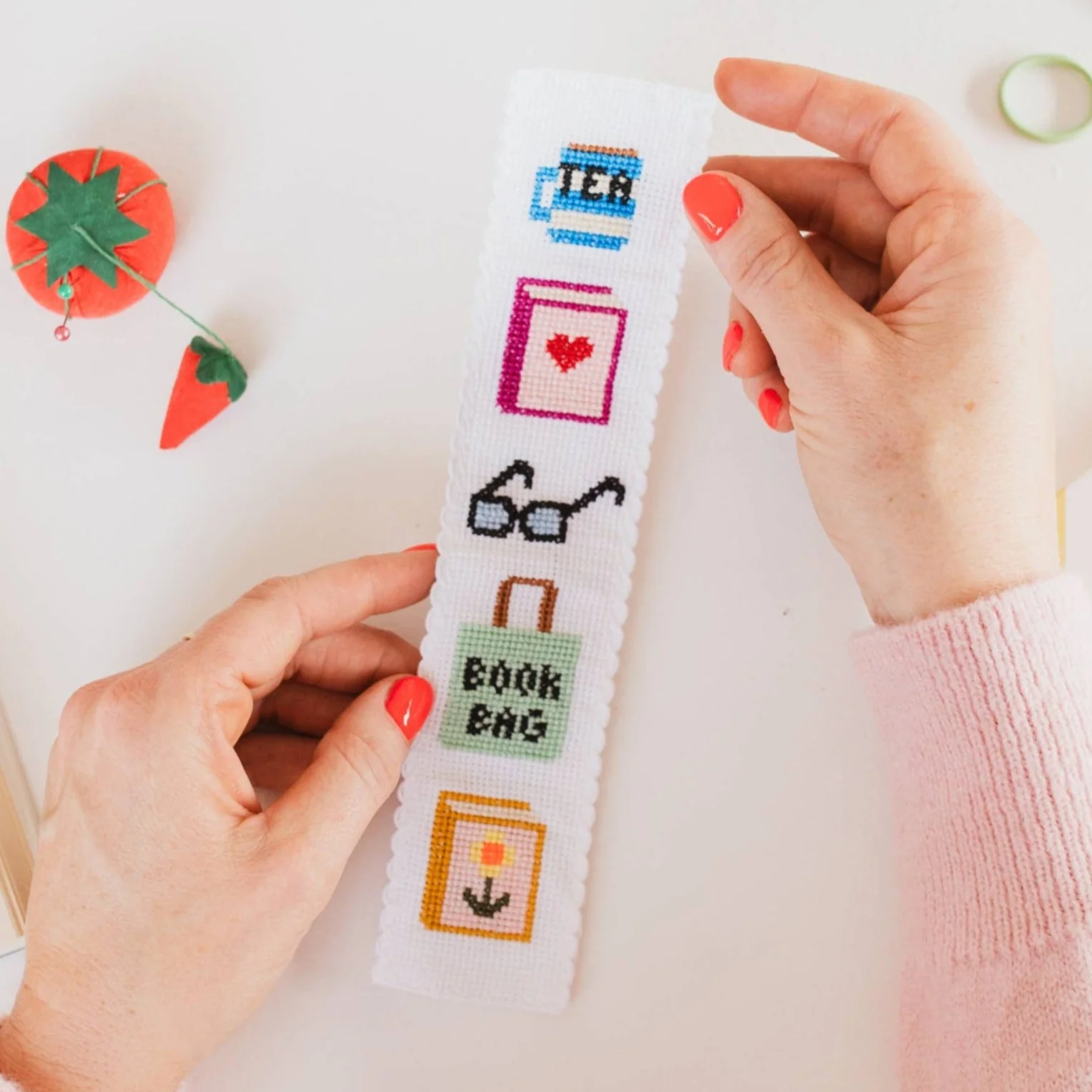 Cross Stitch Bookmark Kit - Bookish