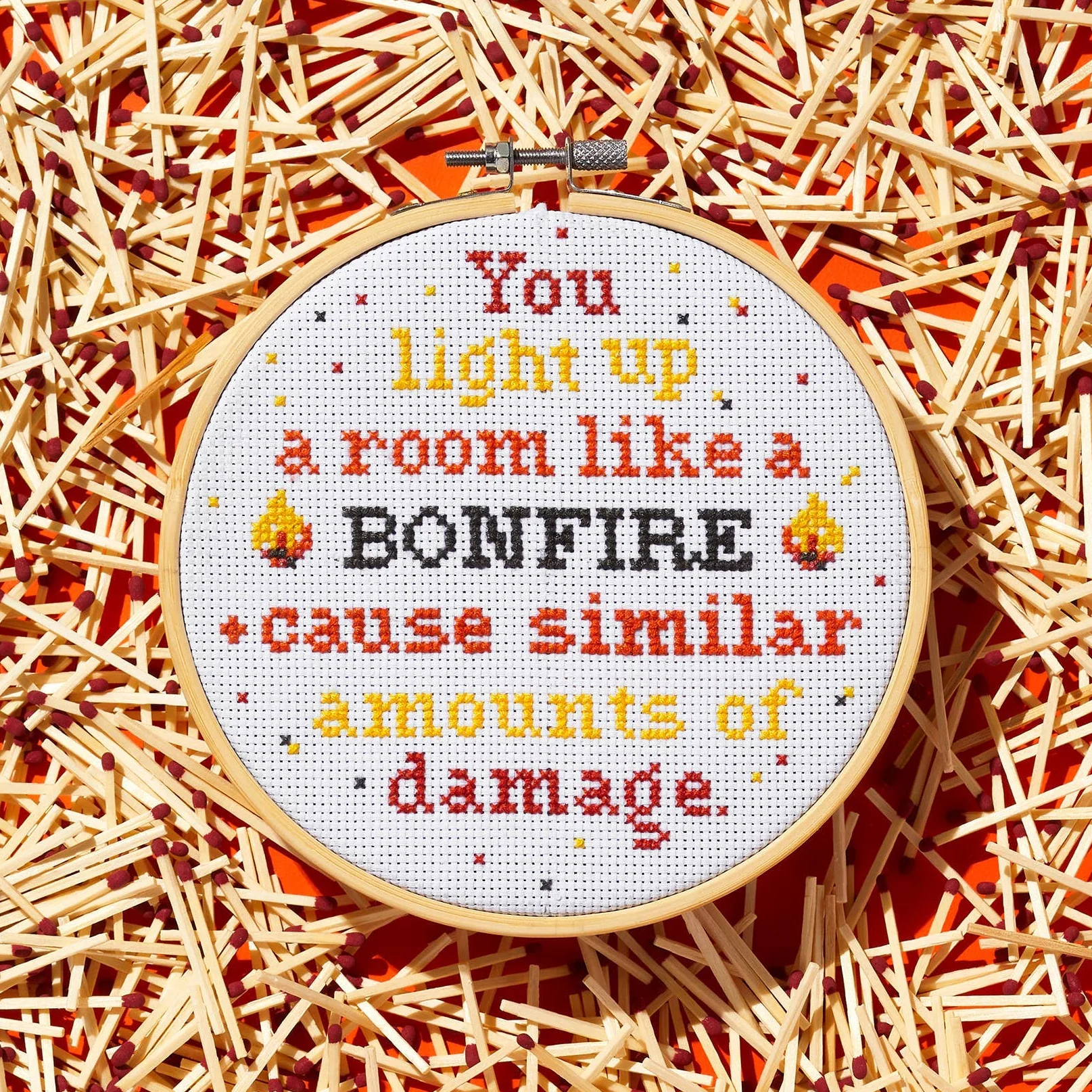 You Light Up A Room Cross Stitch Kit - Image 2