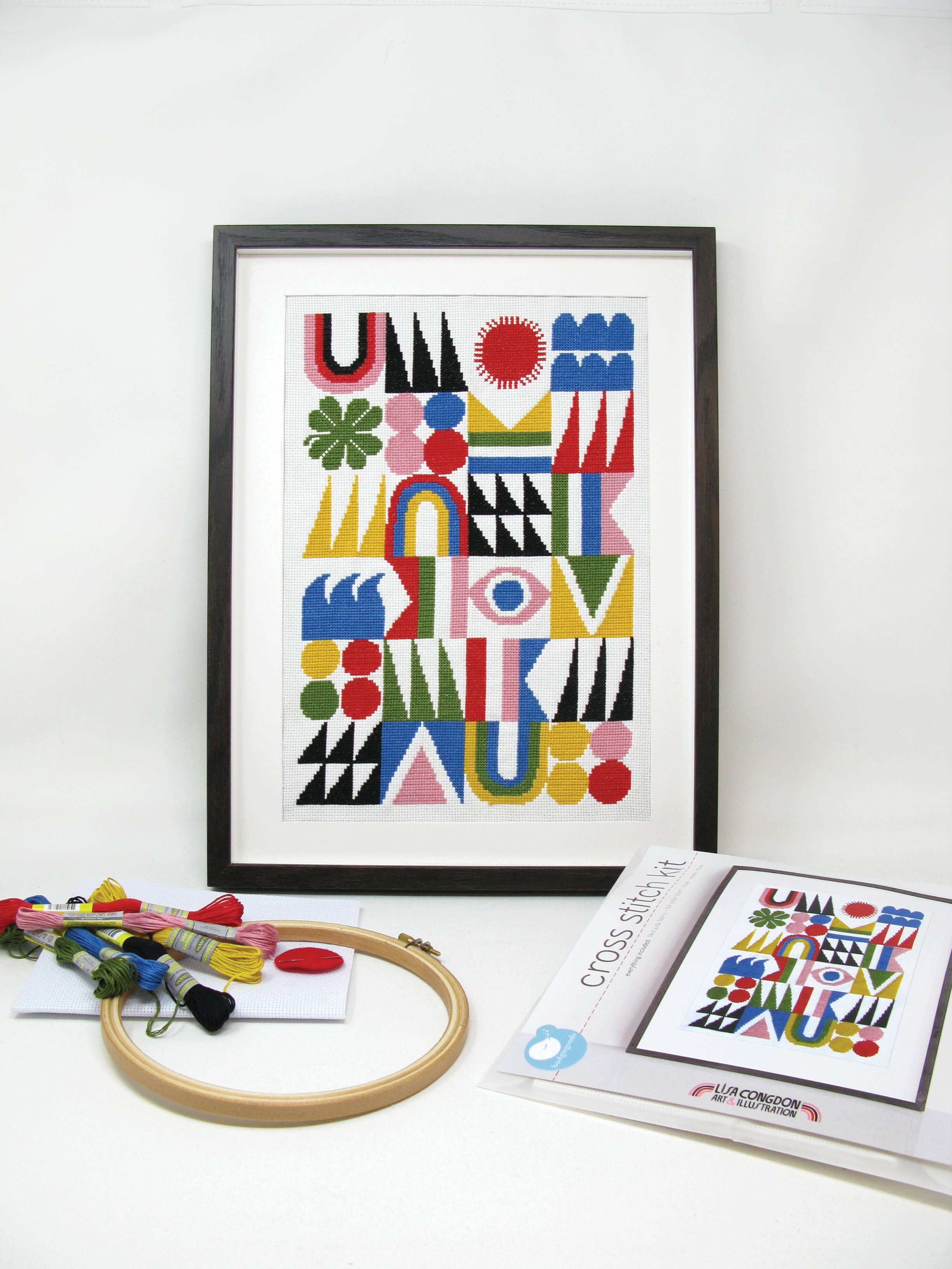 Lisa Congdon Brightside Cross Stitch Kit - Image 3