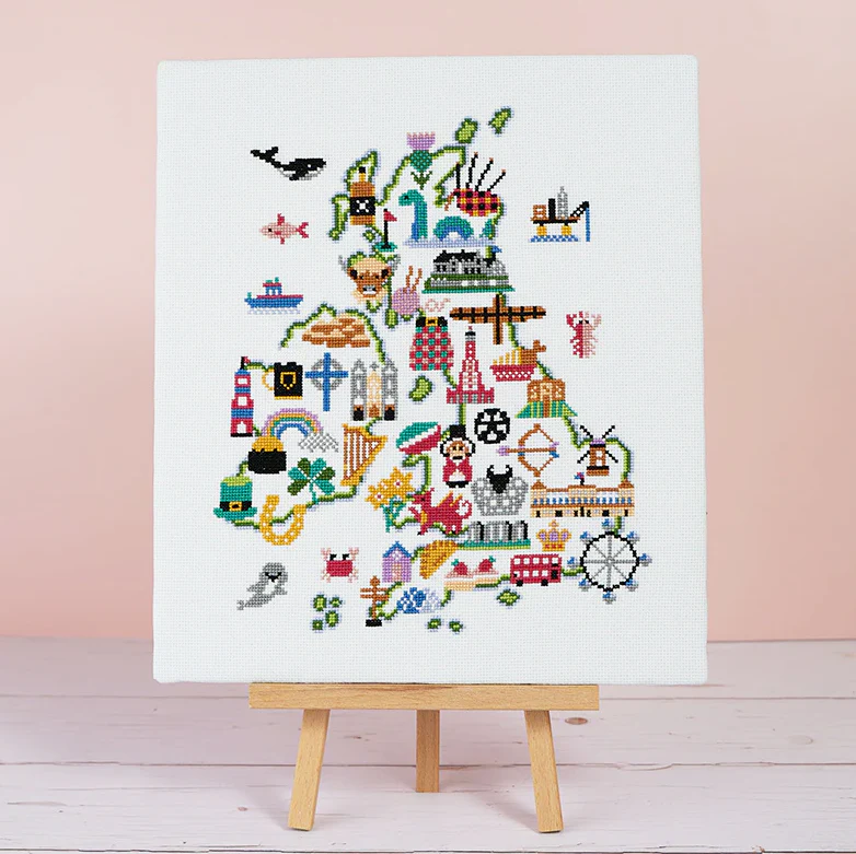 British Isles Adventure Cross Stitch Pattern