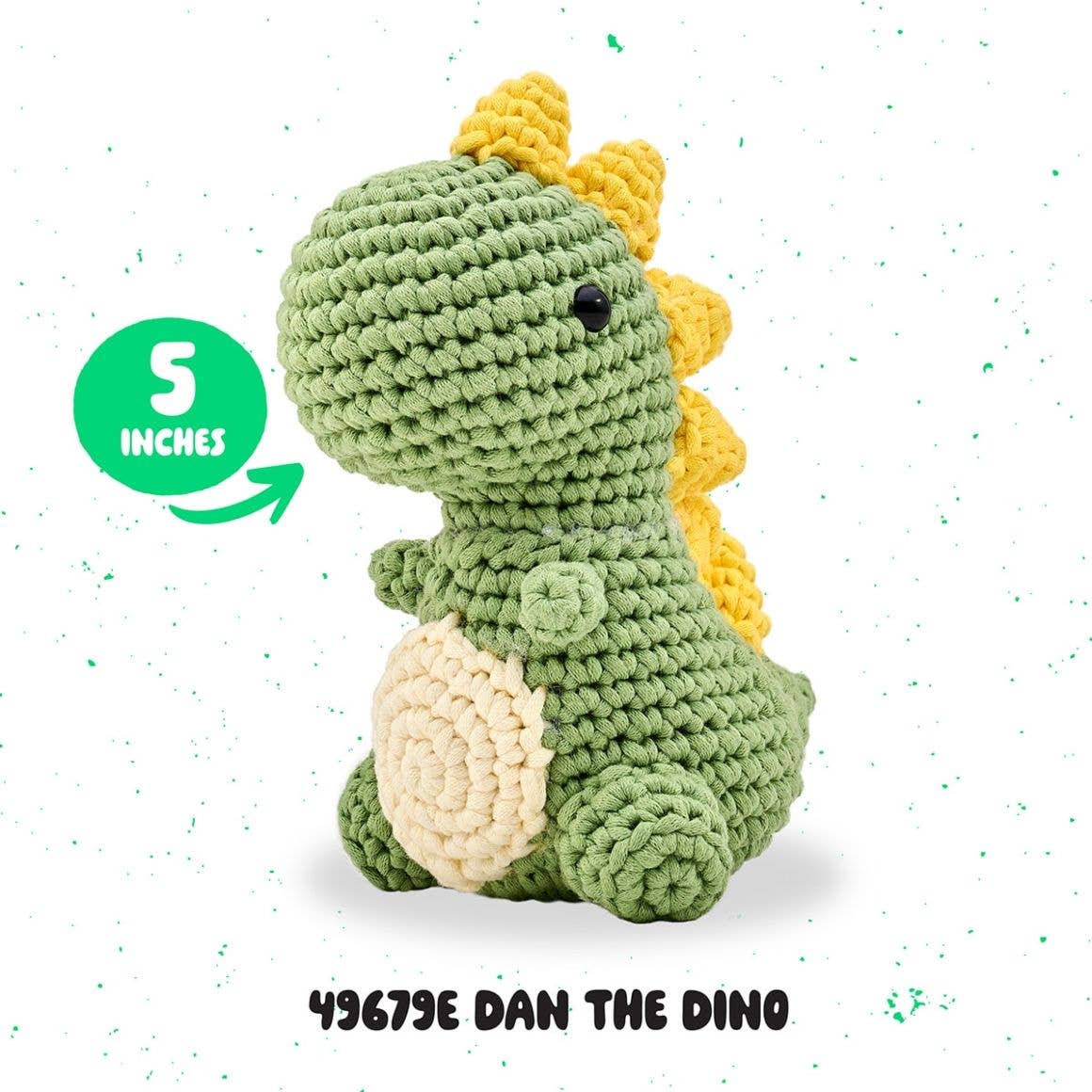 Amigurumi Crochet Kit - Dan the Dino - Image 3