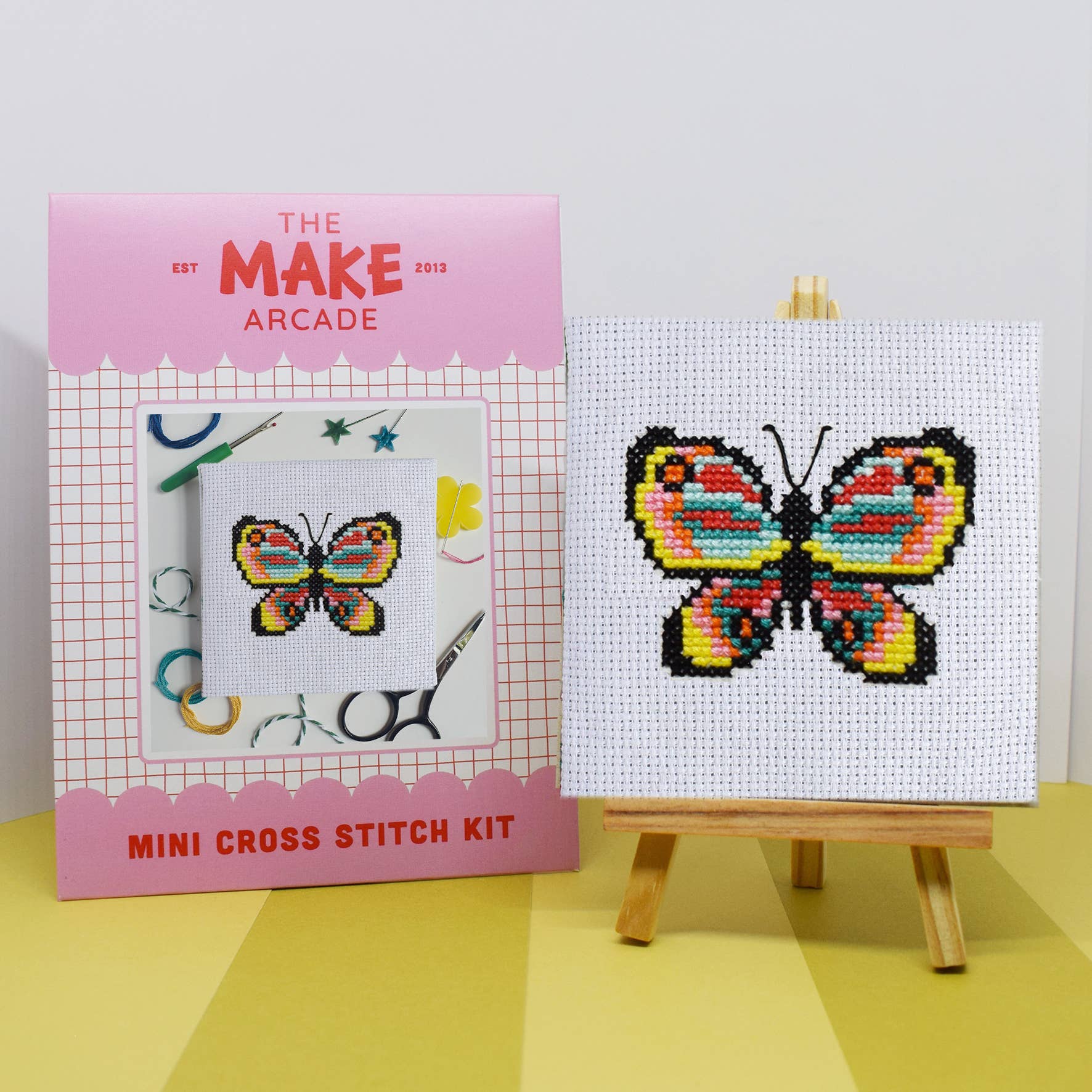 Butterfly Mini Cross Stitch Kit - Image 2