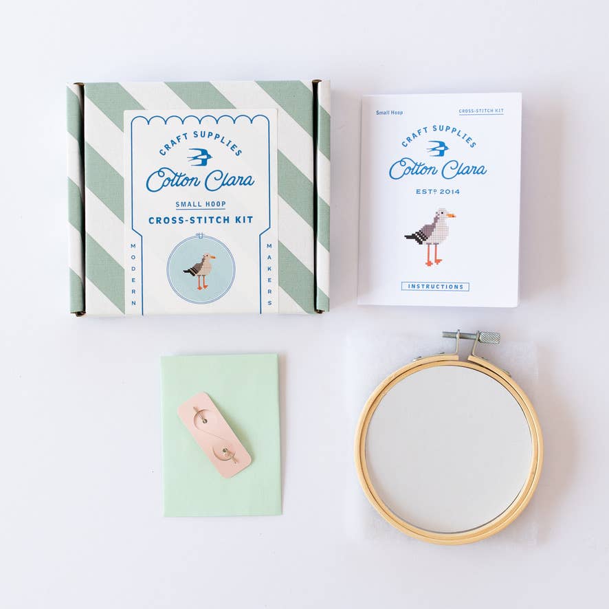 Cardinal Beginner Cross Stitch Kit - Image 4