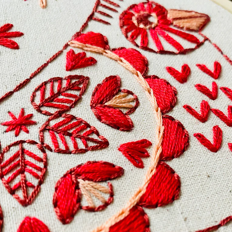Cardinal Hand Embroidery Kit - Image 2