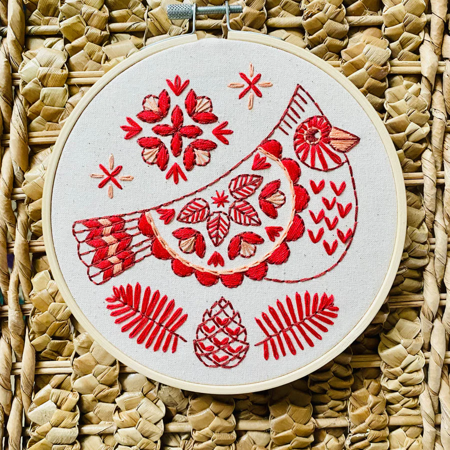 Cardinal Hand Embroidery Kit - Image 3
