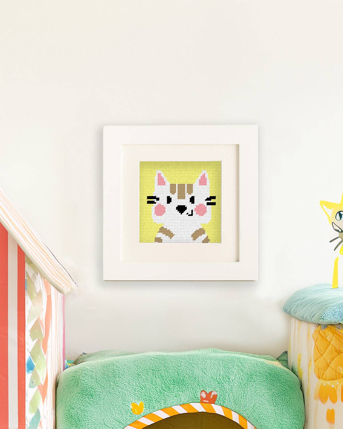 Needlepoint Kit for Kids - Catie, the Cat - Image 6