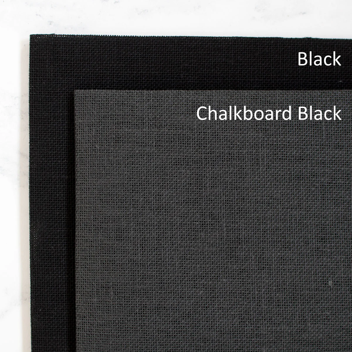 Chalkboard Black Linen Cross Stitch Fabric - 28 count - Image 5
