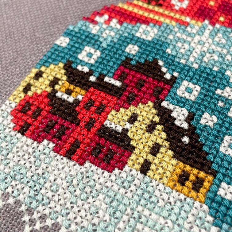 Christmas Cat Cross Stitch Pattern - Image 4