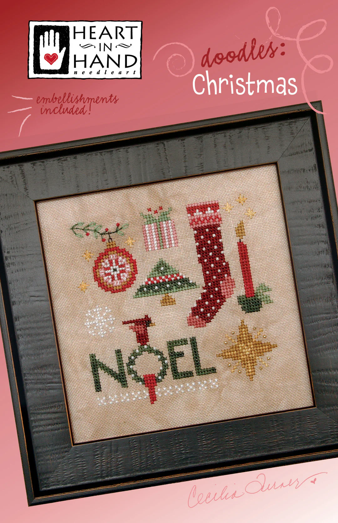 Christmas Doodles Cross Stitch Pattern - Image 2