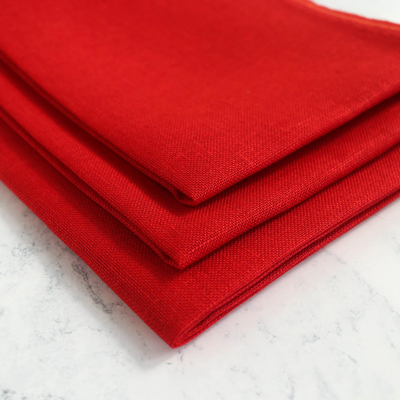 Christmas Red Cashel Linen Fabric - 28 count - Image 2