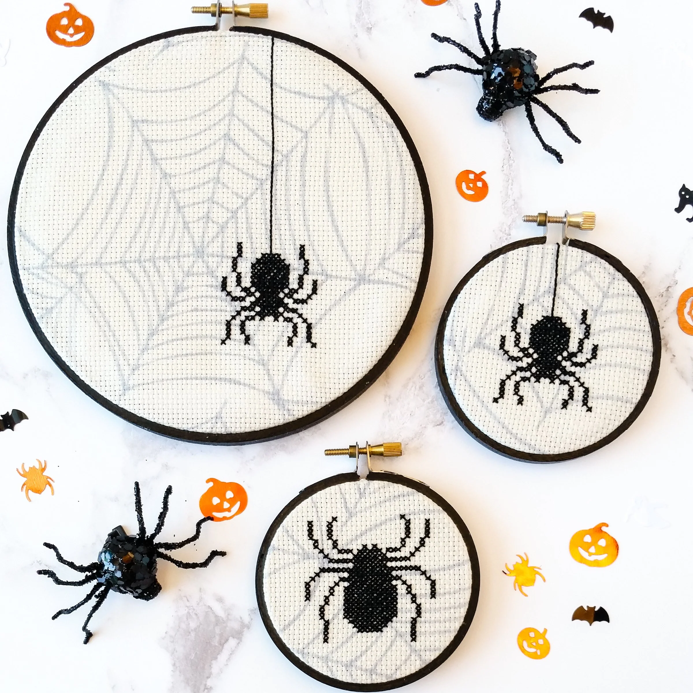 Cobweb Aida Cross Stitch Fabric - Image 5