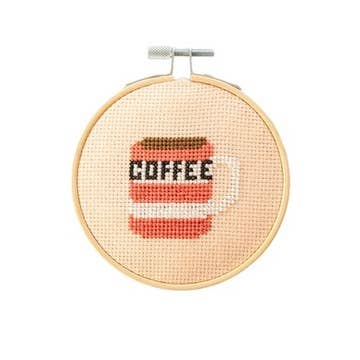 Coffee Cup Cross Stitch Kit - Image 4