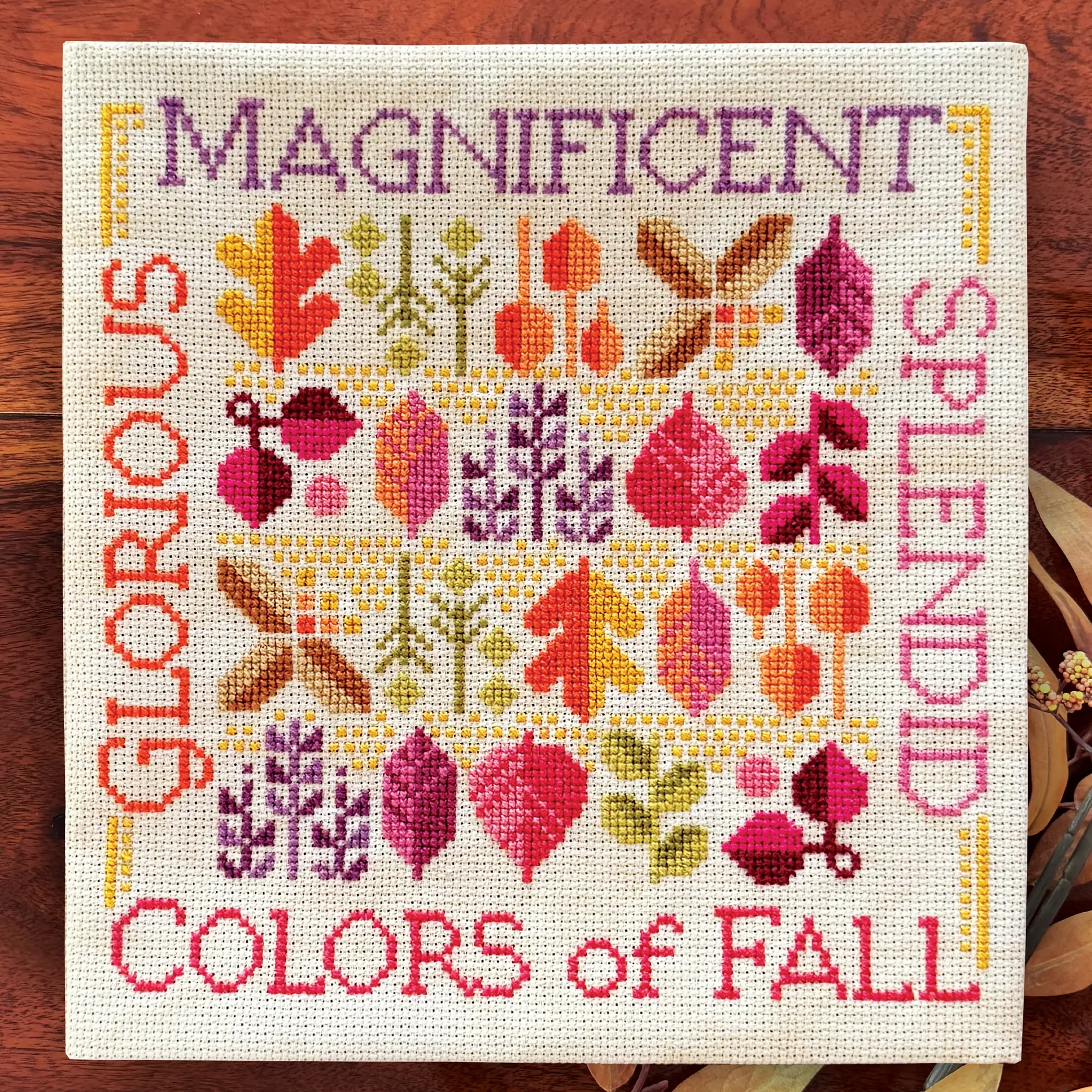 Colors of Fall Cross Stitch Pattern