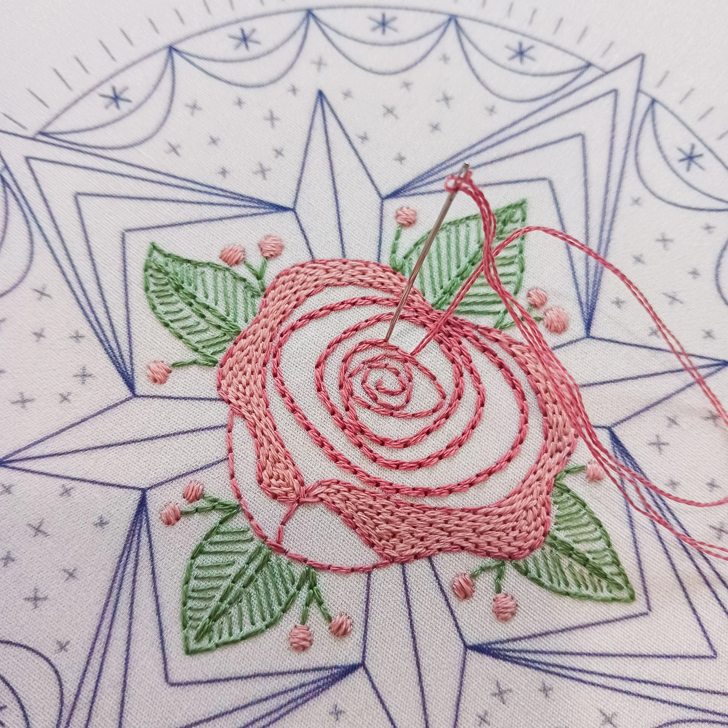 Compass Rose Hand Embroidery Kit - Image 2