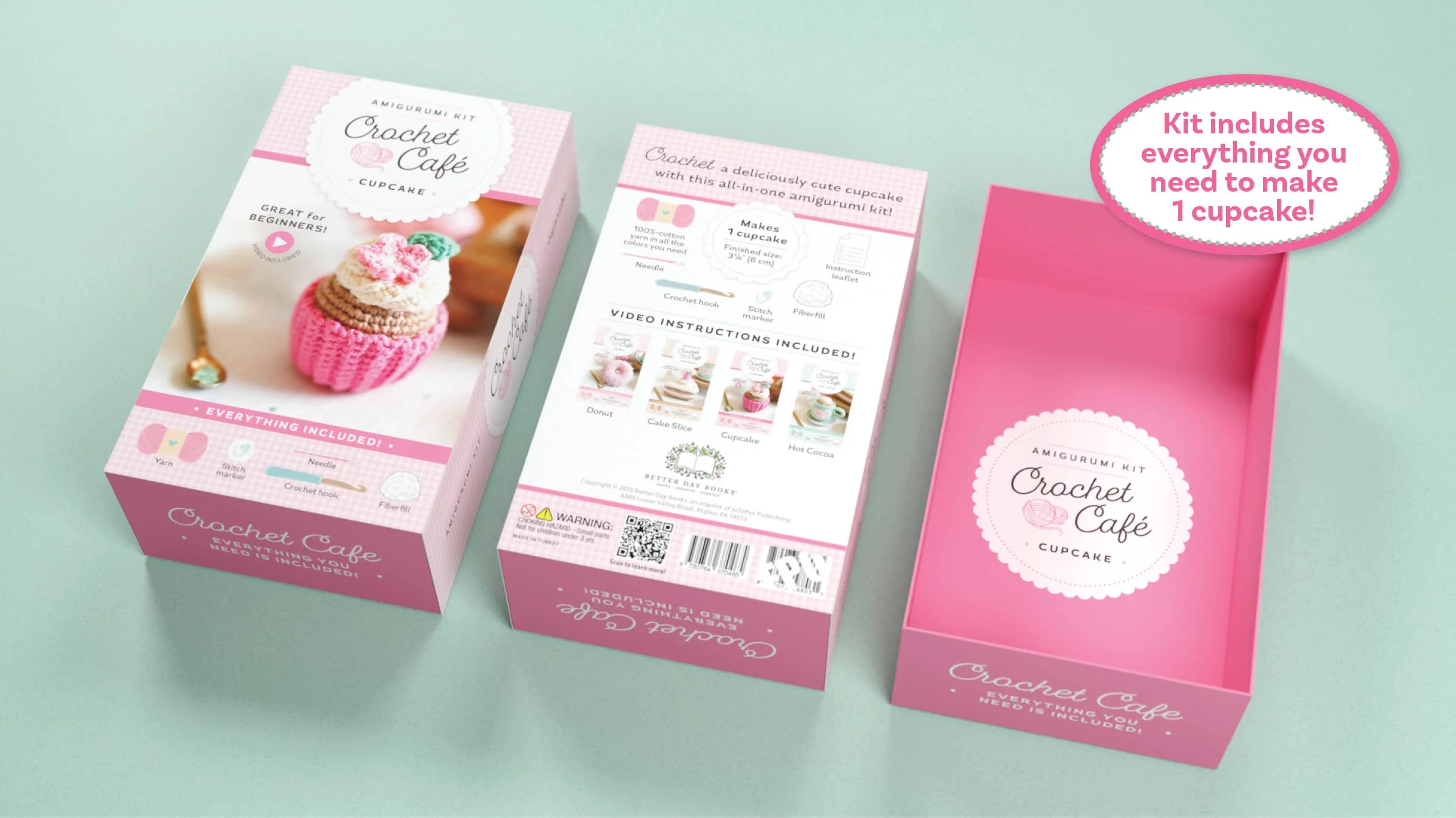 Crochet Café Amigurumi Kit - Cupcake - Image 6
