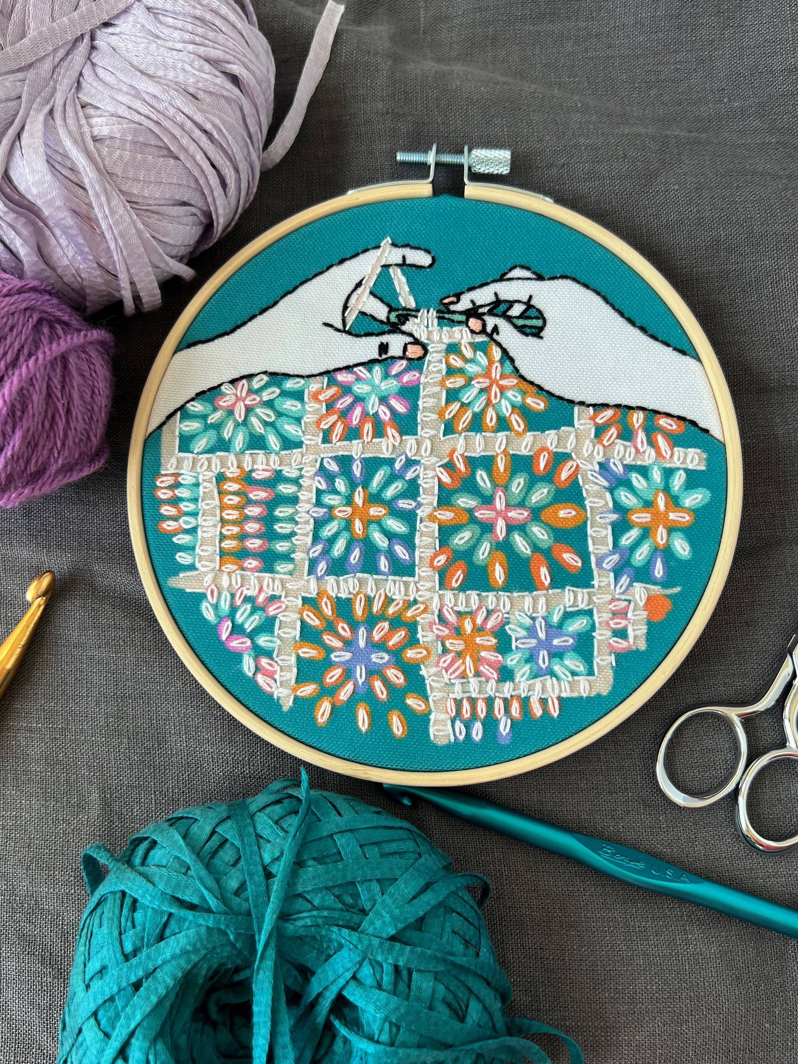 Crocheting Hand Embroidery Kit - Image 3
