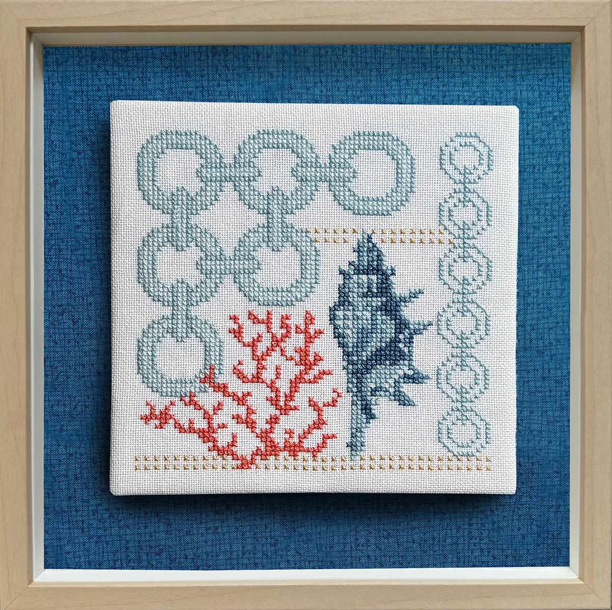 Cross Stitch Pattern - Modern Beach House 1