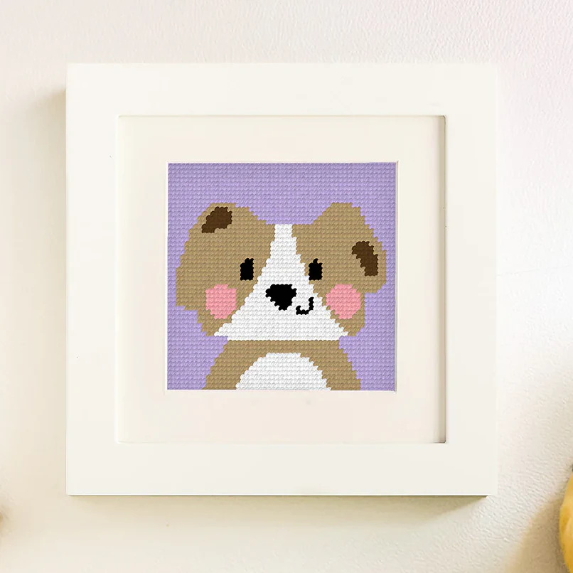 Needlepoint Kit for Kids - David, the Dog