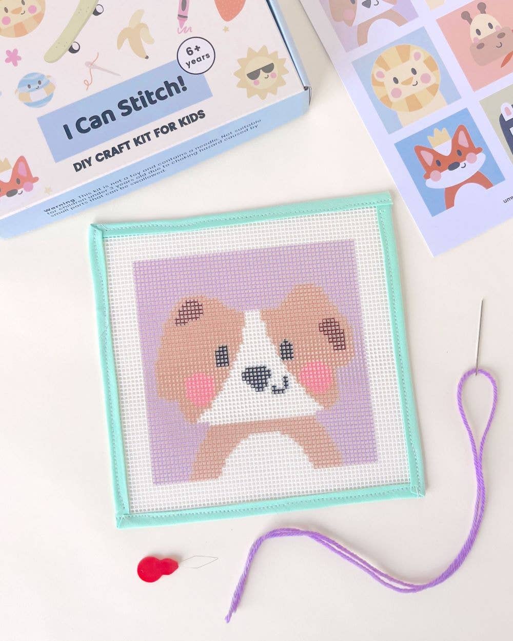 Needlepoint Kit for Kids - David, the Dog - Image 2