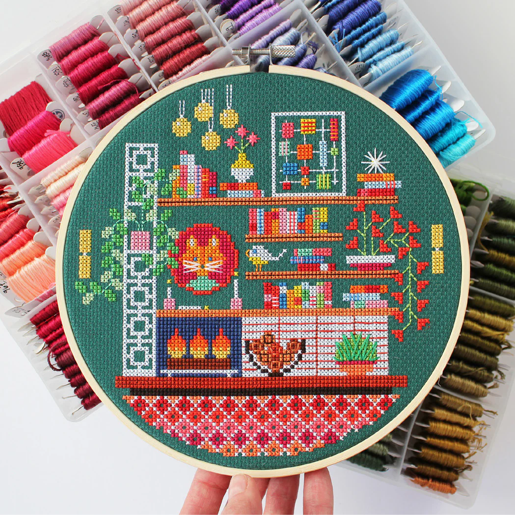 Davy's Den Cross Stitch Kit (Murder Mystery Series)