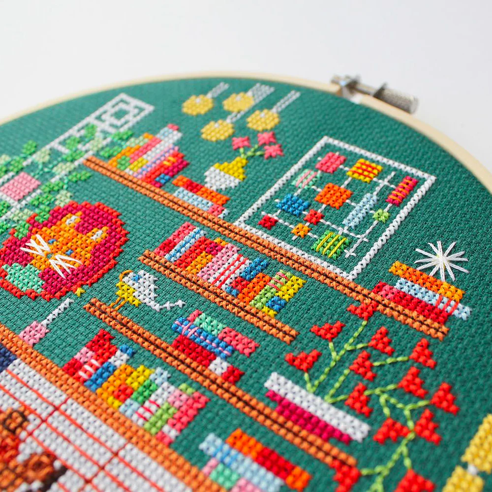 Davy's Den Cross Stitch Kit (Murder Mystery Series) - Image 3