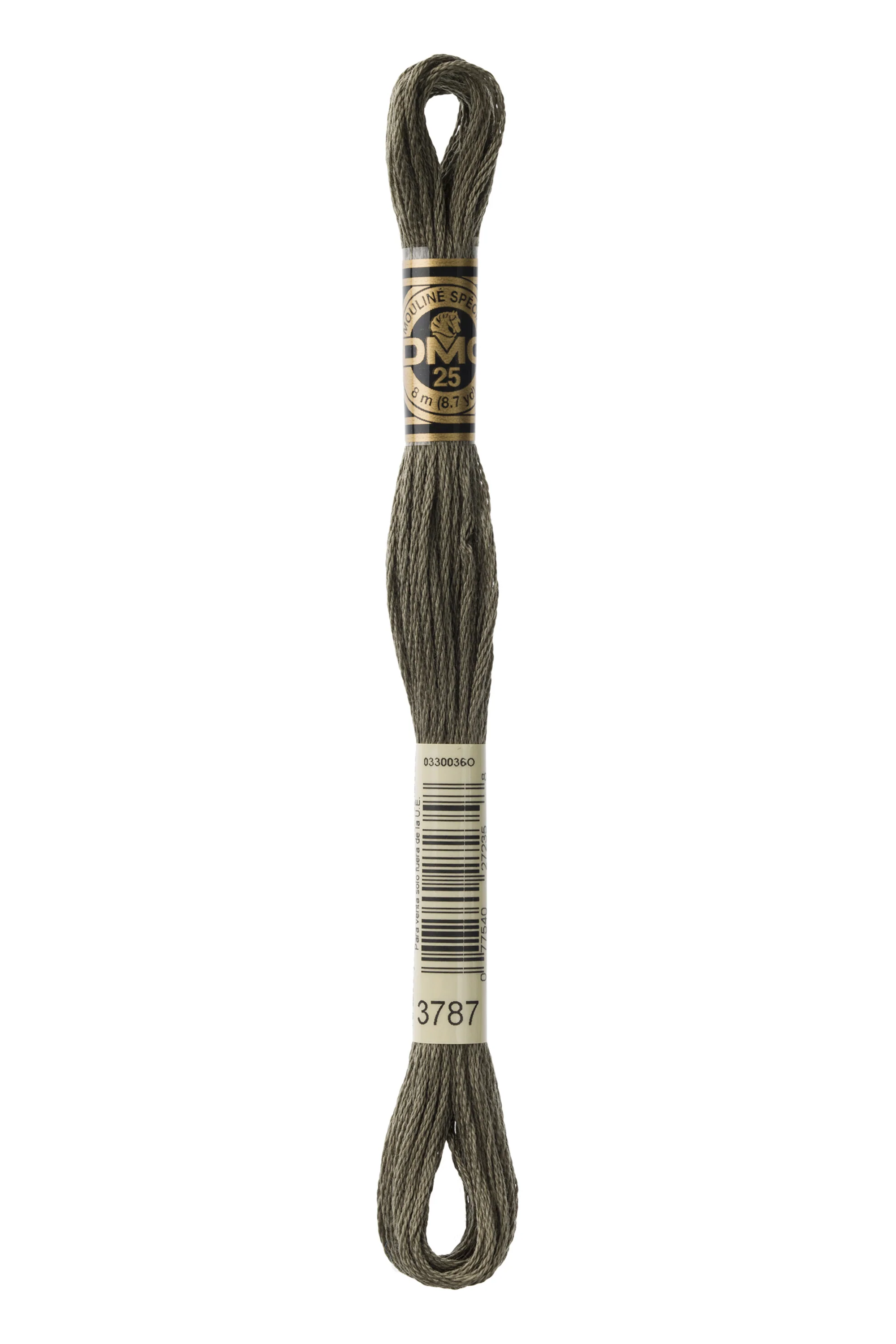 DMC 3787 Cotton Embroidery Floss - Image 2