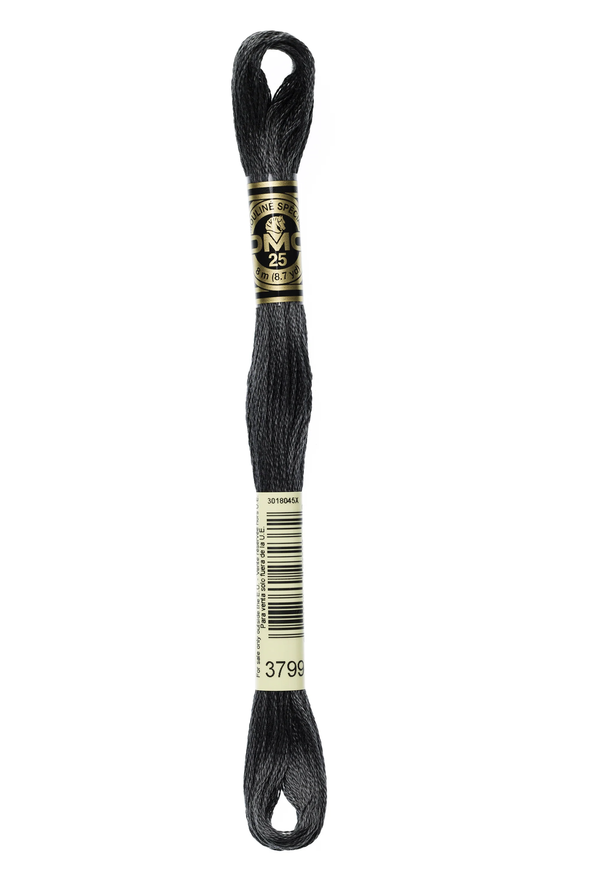 DMC 3799 Cotton Embroidery Floss - Image 2