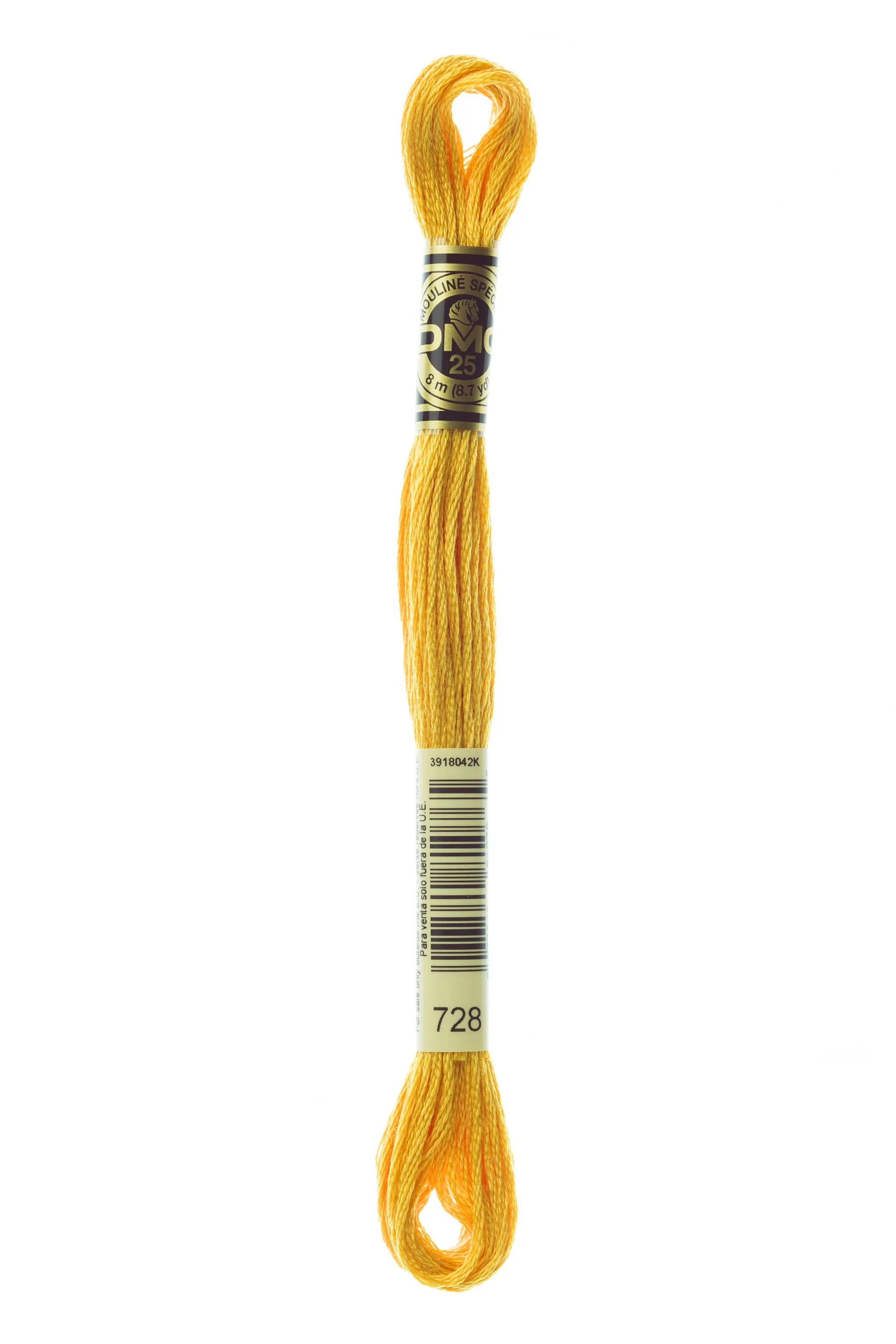 DMC 728 Cotton Embroidery Floss - Image 2