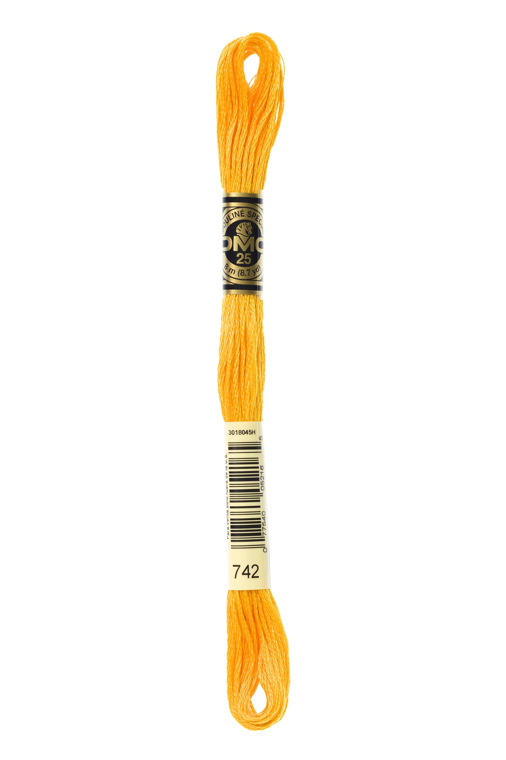 DMC 742 Cotton Embroidery Floss - Image 2