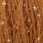 DMC C433 Mouliné Étoile Shimmer Embroidery Floss - Medium Brown - Image 3