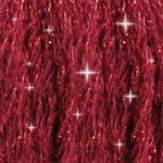 DMC C814 Mouliné Étoile Shimmer Embroidery Floss - Dark Garnet - Image 3
